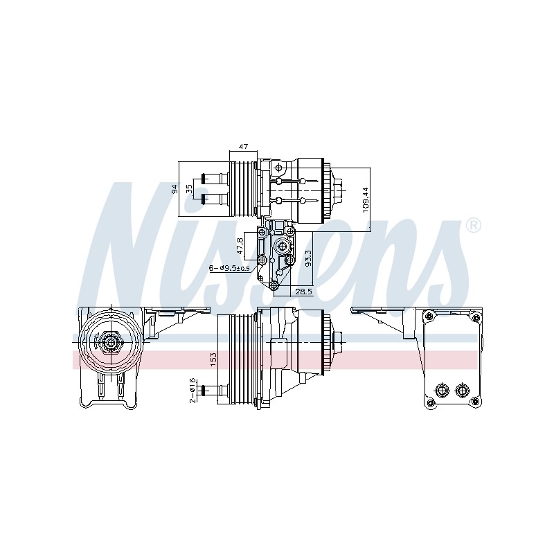 Radiateur Refroidisseur D'Huile Pour Ford Transit Land Rover Defender Cabrio
