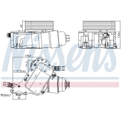 Radiateur Refroidisseur D'Huile Pour Renault Kadjar Koleos II Megane CC Talisman