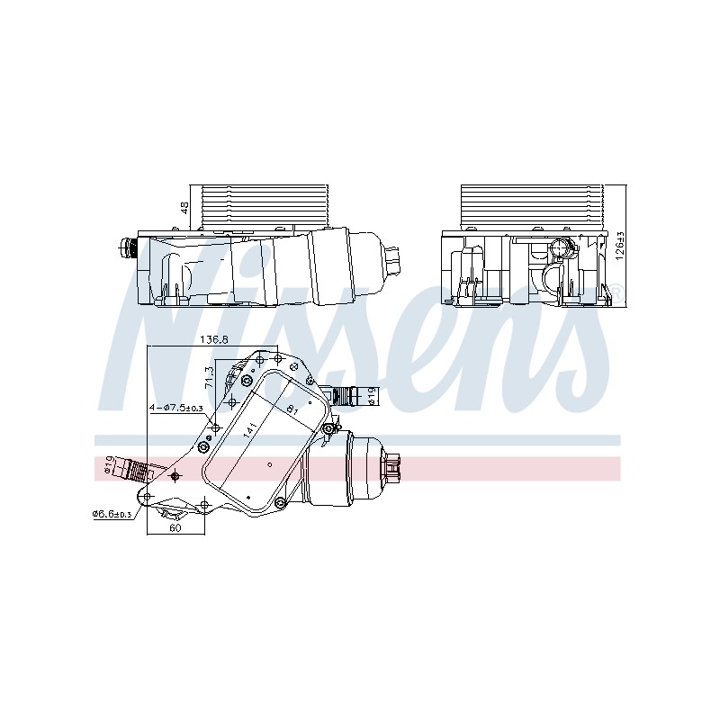 Radiateur Refroidisseur D'Huile Pour Renault Kadjar Koleos II Megane CC Talisman