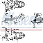 Radiateur Refroidisseur D'Huile Pour Opel Fiat Alfa Romeo Chrysler 55220558