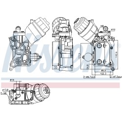 Radiateur Refroidisseur D'Huile Pour Opel Fiat Doblo Alfa Romeo Chevrolet 650229