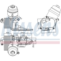 Radiateur Refroidisseur D'Huile Pour Ford Ranger