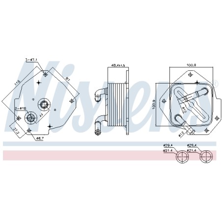 Radiateur Refroidisseur D'Huile Pour Mazda 3 - 6 6/Break CX-5 Van SH0214700