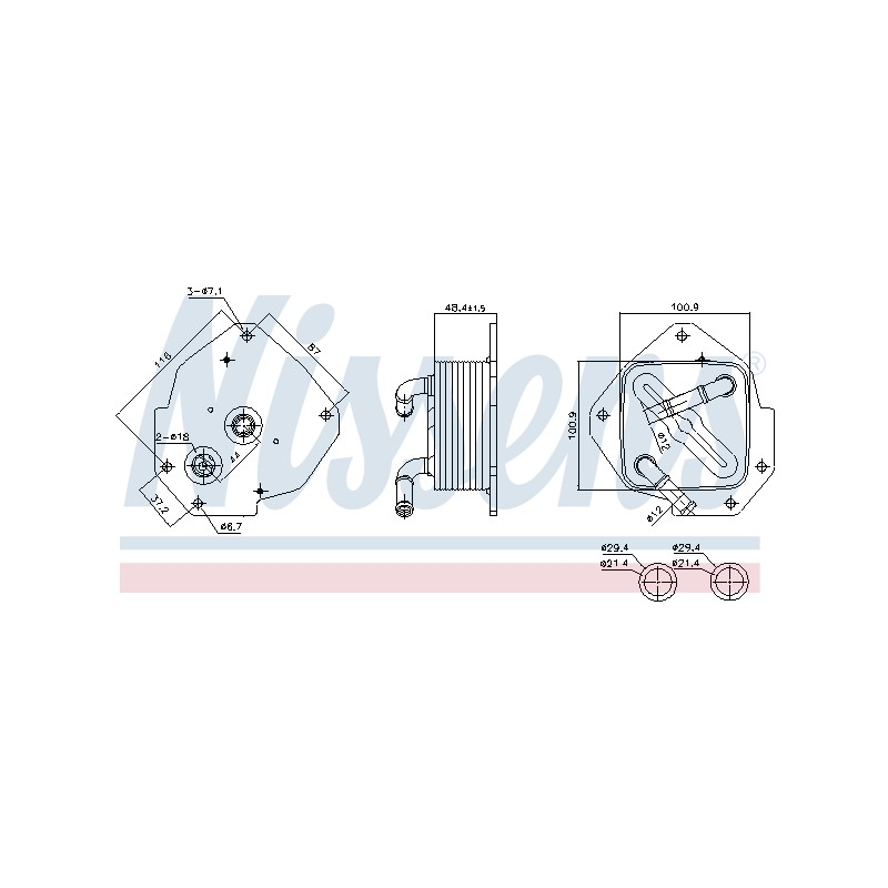Radiateur Refroidisseur D'Huile Pour Mazda 3 - 6 6/Break CX-5 Van SH0214700