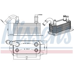 Radiateur Refroidisseur D'Huile boite Auto Pour Ford Land Rover Volvo LR002916