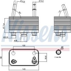 Radiateur Refroidisseur D'Huile boite Auto Pour BMW X5 1439112 17101439112