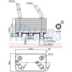 Radiateur Refroidisseur D'Huile boite Auto Pour Land Rover Range Rover III