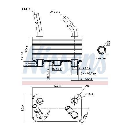 Radiateur Refroidisseur D'Huile boite Auto Pour Land Rover Range Rover III