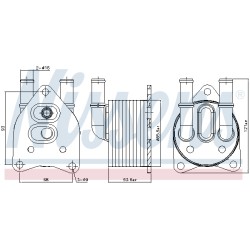 Radiateur Refroidisseur D'Huile boite Auto Pour Peugeot Opel Citroën DS 3648065