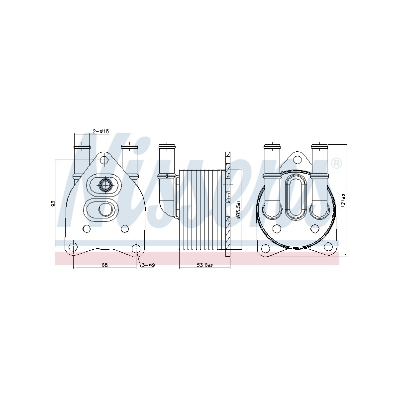 Radiateur Refroidisseur D'Huile boite Auto Pour Peugeot Opel Citroën DS 3648065