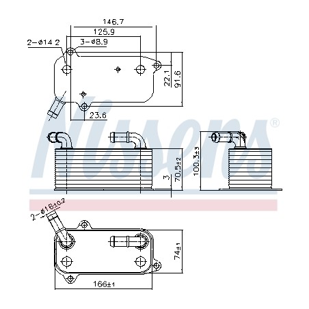 Radiateur Refroidisseur D'Huile boite Auto Pour VW California T5 T6 0BT317019
