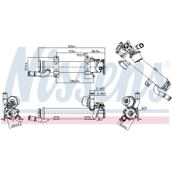 Refroidisseur Radiateur Vanne EGR Pour VW Audi Seat Skoda 03L131512L 03L131512B