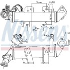 Refroidisseur Radiateur Vanne EGR Pour Renault Opel Nissan Vauxhall 147350782R