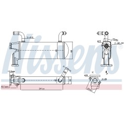 Refroidisseur Radiateur Vanne EGR Pour VW Amarok Crafter 30-35 30-50 03L131511L