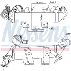 Refroidisseur Radiateur Vanne EGR Pour Renault Opel Nissan Vauxhall 147356011R