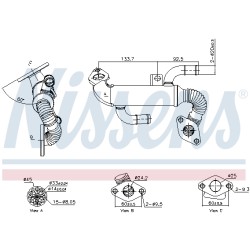 Refroidisseur Radiateur Vanne EGR Pour VW FOX Polo Seat Cordoba Skoda 1.4 TDI