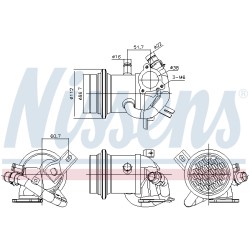 Refroidisseur Radiateur Vanne EGR Pour VW Audi Seat Skoda 04B131512C 04B131512D