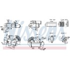 Refroidisseur Radiateur Vanne EGR Pour Renault Nissan MERCEDES 147350264R