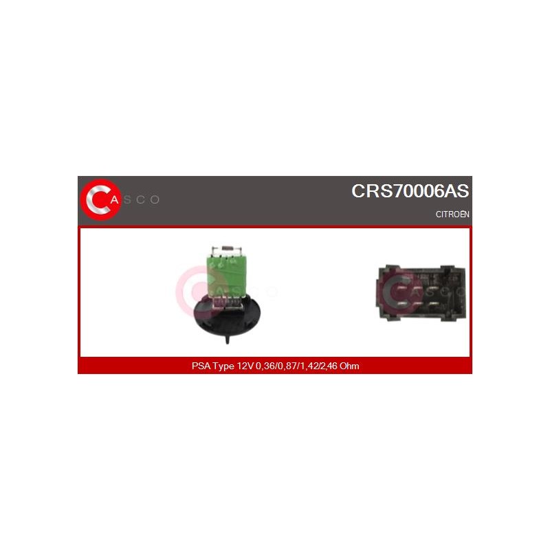 Resistance Chauffage Ventilation Pour Citroën C3 II DS3
