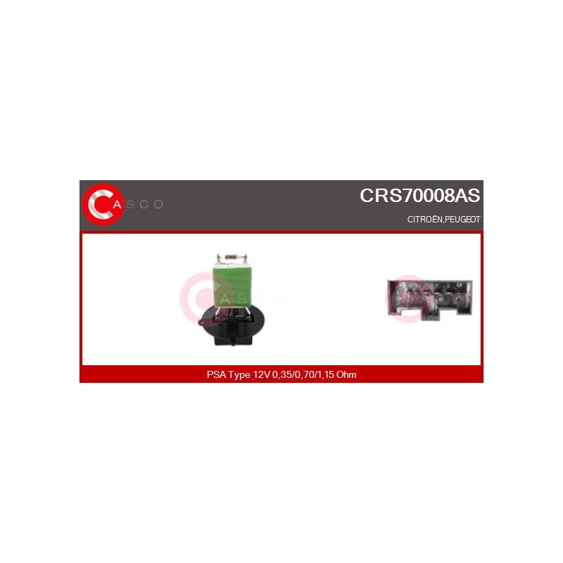 Resistance Chauffage Ventilation Pour Peugeot 206 206+ 307 Citroën C3 I