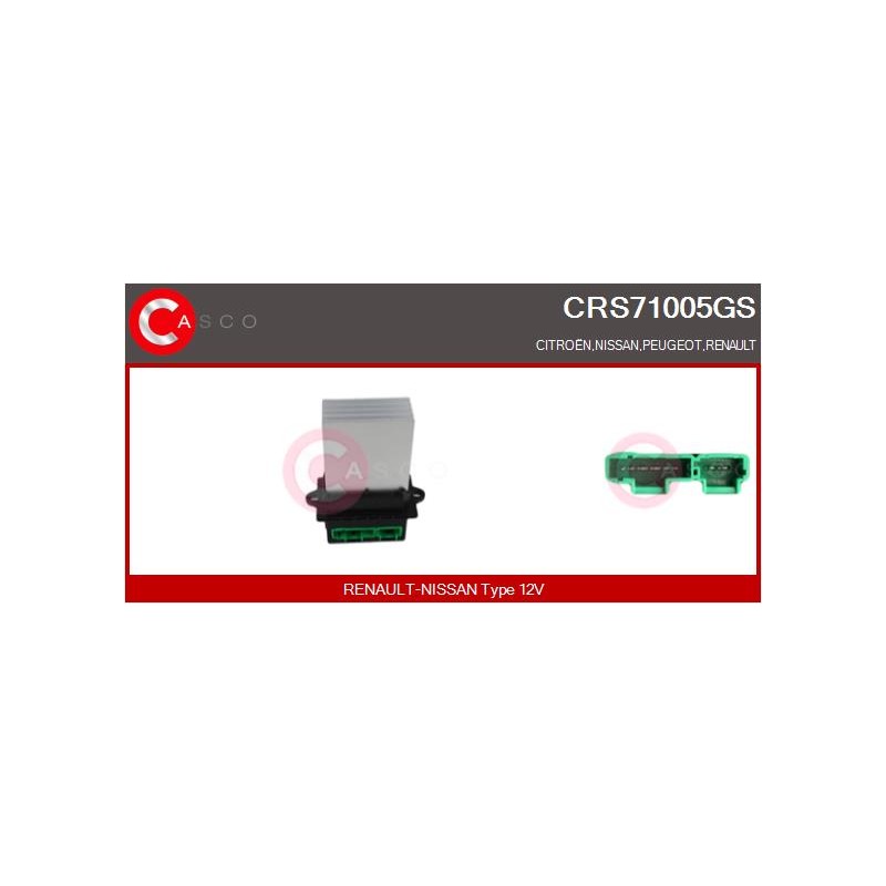 Resistance Chauffage Ventilation Pour Peugeot Renault Nissan Citroën 27761AX010