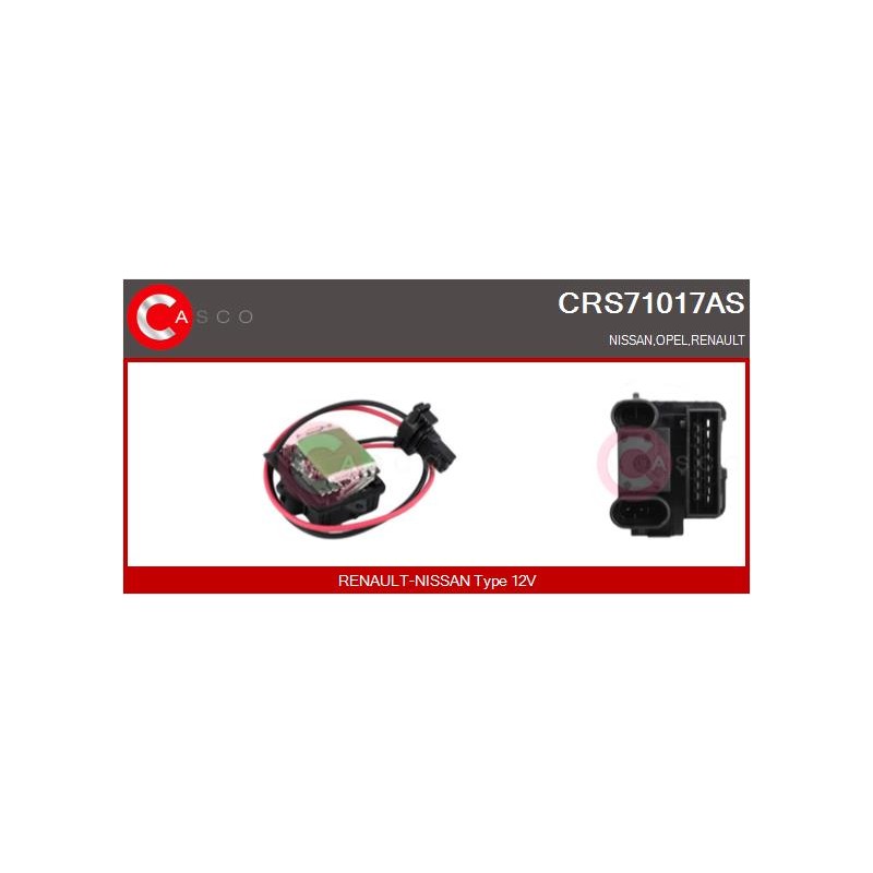 Resistance Chauffage Ventilation Pour Renault Opel Nissan 7701050325 4409452