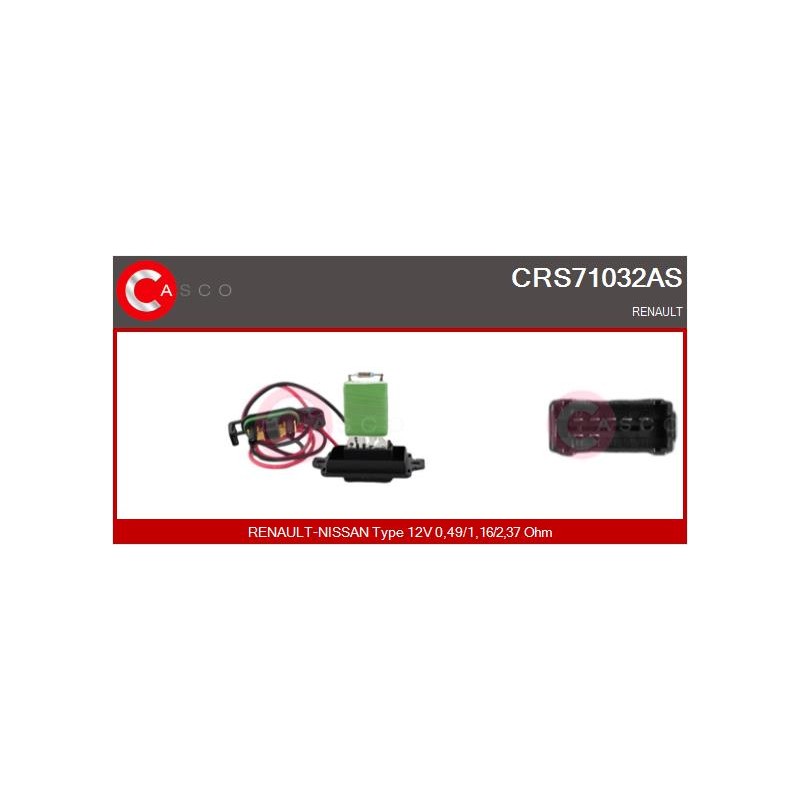 Resistance Chauffage Ventilation Pour Renault Twingo II Wind 7701067951
