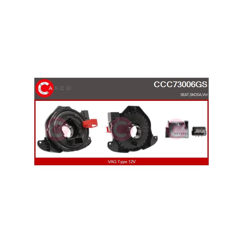 Ressort tournant Bague Pour VW Polo Seat Ibiza IV Toledo Skoda 6C0959653