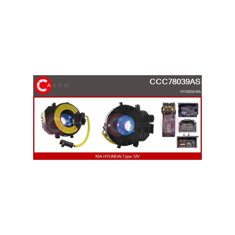 Ressort tournant Bague Pour Hyundai i10 i20 Kia Sorento I