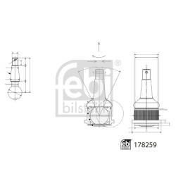 Rotule De Suspension Pour Nissan AD Van Cube Juke Leaf Versa I Infiniti ESQ