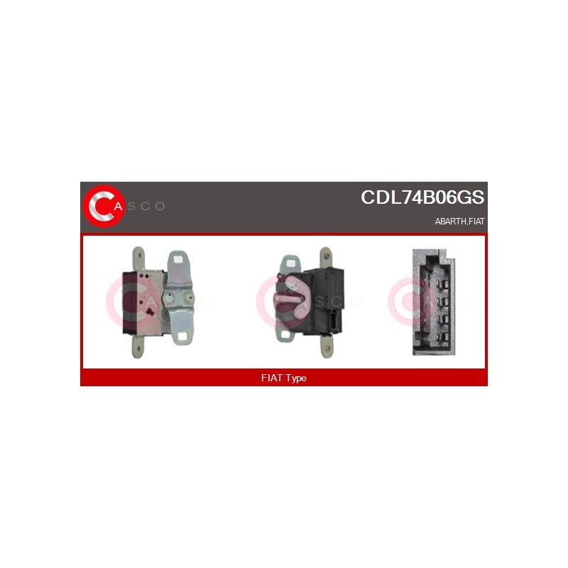 Serrure De Coffre Pour Fiat 500 C 51843845 52042171 52042316 52161769
