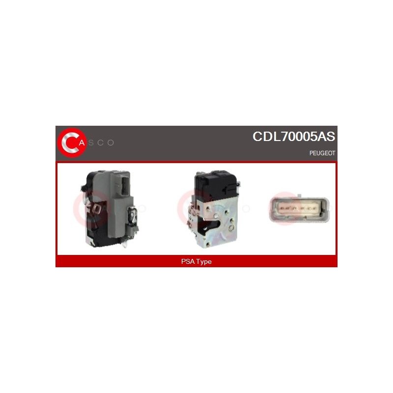 Serrure de Porte Avant Droite Pour Peugeot 206 206+