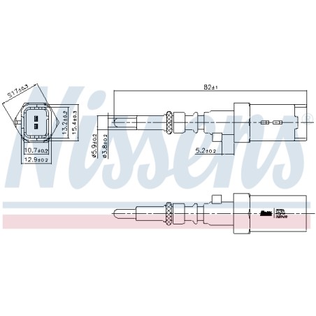 Sonde Température Liquide De Refroidissement Pour Peugeot Opel Toyota Citroën