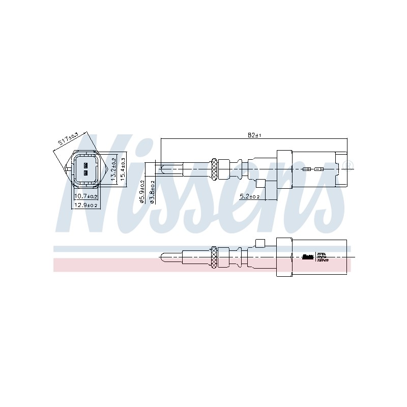 Sonde Température Liquide De Refroidissement Pour Peugeot Opel Toyota Citroën
