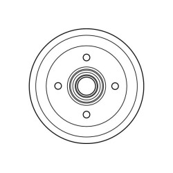1 Tambour de Frein Avant Pour Ford Fiesta I II 1619228 6046462 77FB-1113-BC