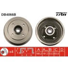 1 Tambour de Frein Avant Pour Renault 5 9 11 19 I II Clio Super 7700685473