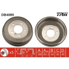 1 Tambour de Frein Avant Pour MERCEDES Classe G Henschel 2-T T1 T2/LN1 Puch