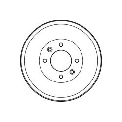 1 Tambour de Frein Avant Pour Peugeot 305 II 306 405 I 406 Partner Citroën
