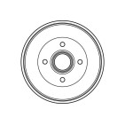 1 Tambour de Frein Avant Pour Renault Express Rapid 7700771653 7700783031