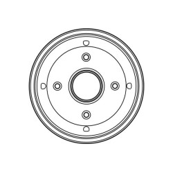 1 Tambour de Frein Avant Pour Peugeot 205 - I II Citroën Visa