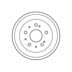 1 Tambour de Frein Arrière Pour Peugeot Boxer Fiat Citroën 424738 1306211080