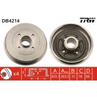 1 Tambour de Frein Avant Pour Renault Twingo Dacia Logan Express MCV Sandero