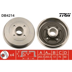1 Tambour de Frein Avant Pour Renault Twingo Dacia Logan Express MCV Sandero