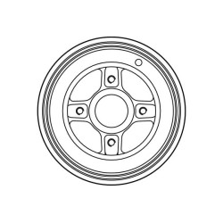 1 Tambour de Frein Avant Pour Renault Twingo Dacia Logan Express MCV Sandero