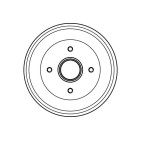 1 Tambour de Frein Avant Pour Peugeot 306 Citroën Xsara ZX