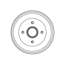 1 Tambour de Frein Avant Pour Peugeot 306 Citroën Xsara ZX