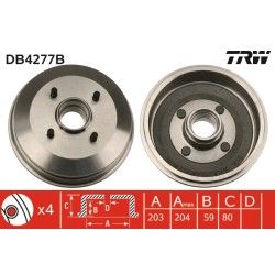 1 Tambour de Frein Avant Pour Ford Escort VI Fiesta IV KA Puma Street 1011288