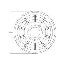 1 Tambour de Frein Avant Pour Peugeot Fiat Citroën Vauxhall 424751 1400178980