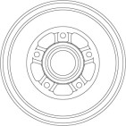 1 Tambour de Frein Pour Renault Arkana I Captur Duster Kaptur Dacia Duster
