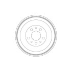 1 Tambour de Frein Pour Opel Fiat Vauxhall 568002 51860868 95515120 52015297